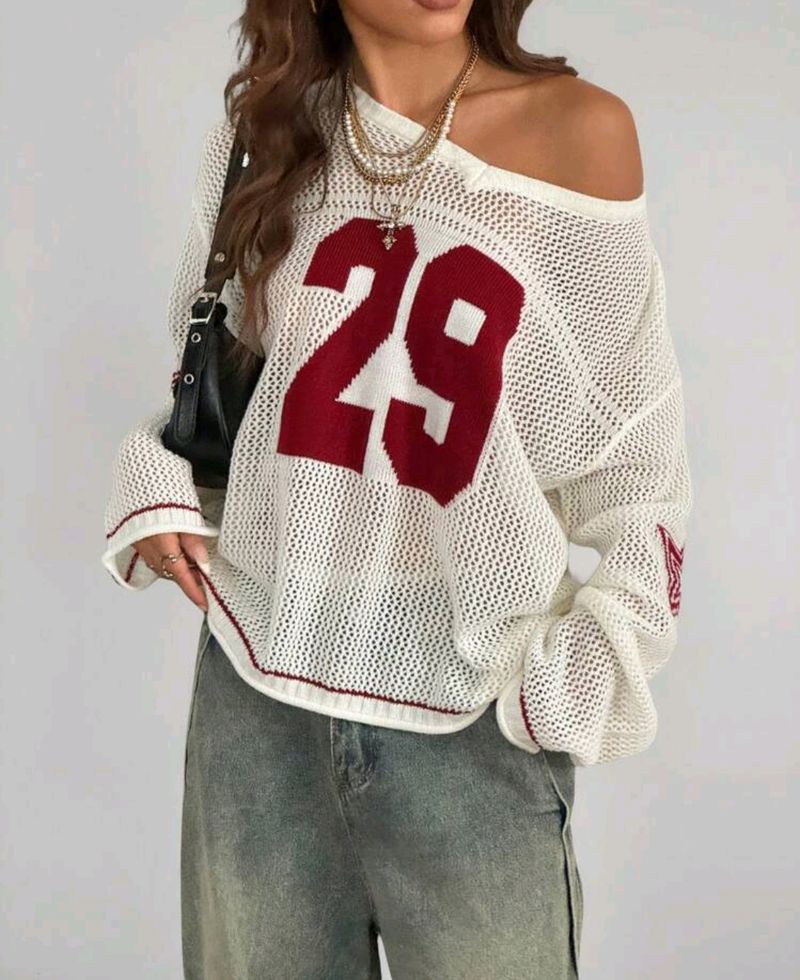 Abbigliamento da donna Maglia a righe stampata digitalmente Maglia camicetta_voghion.com
