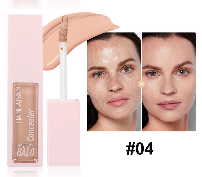 Corretivo líquido HANDAIYAN de 8 cores - minimiza os poros, duradouro, não acumula, cobre acne e manchas_voghion.com