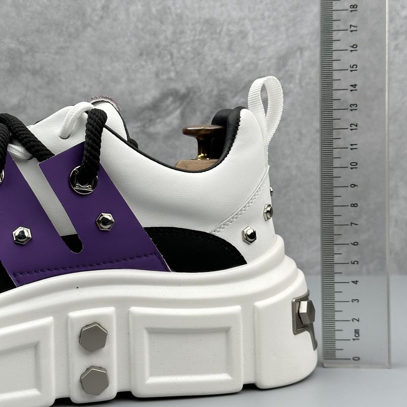 Men's Daddy Shoes Rivet Nichey Men's Shoes Heightened Big Head Thick Bottom Derby Shoes_voghion.com