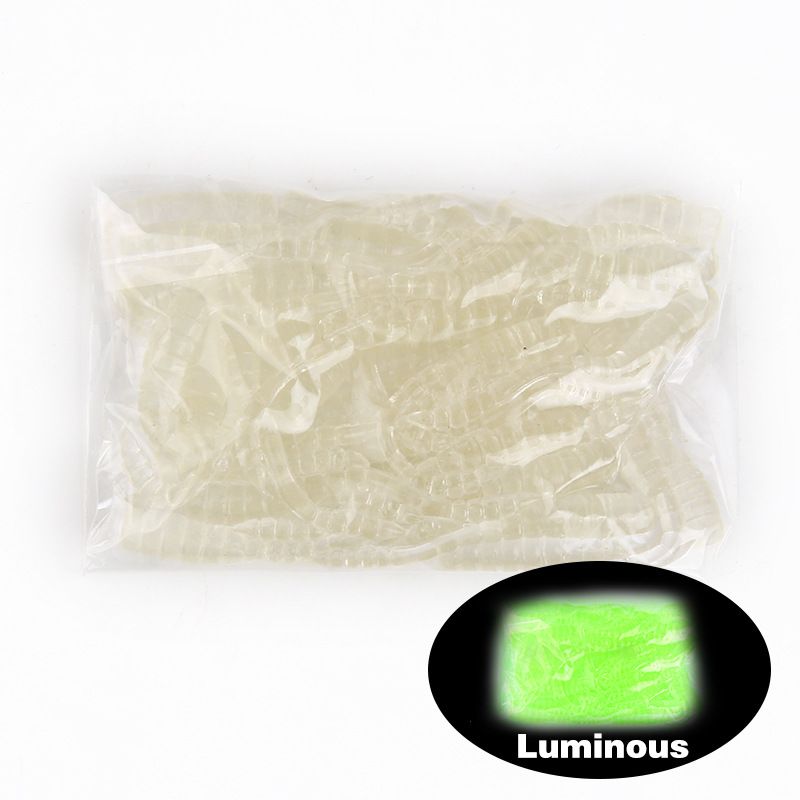 Köder Weicher Köder 0,4 g/4,5 cm Weicher Wurmköder Madenwurm Roter Wurm Fischköder 50/Beutel Angelausrüstung Produkte_voghion.com