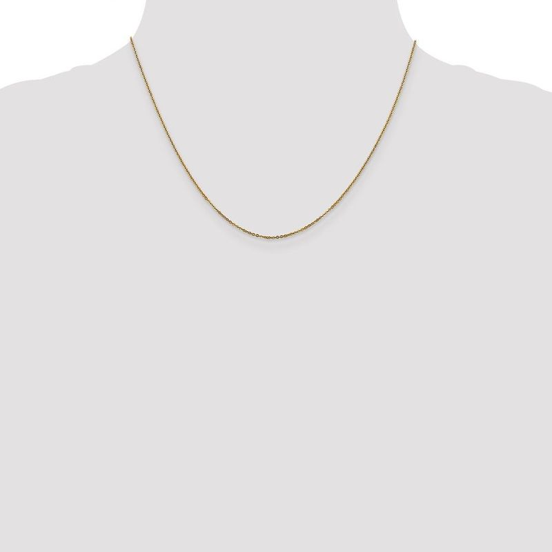 14K 1.1mm Flat Cable Chain_voghion.com