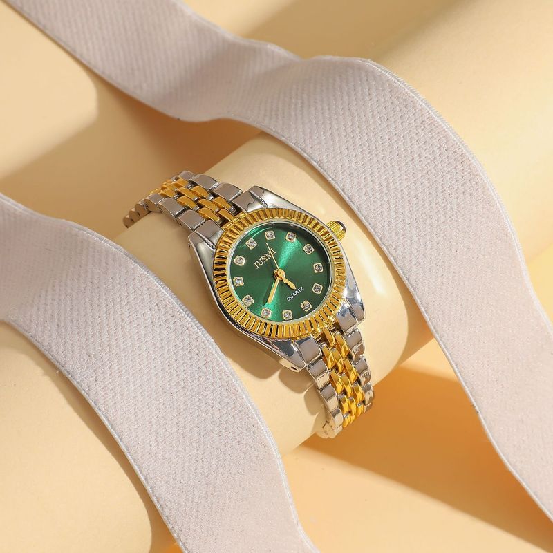 Women's Auroral Shell Diamond Star Quartz Watch_voghion.com