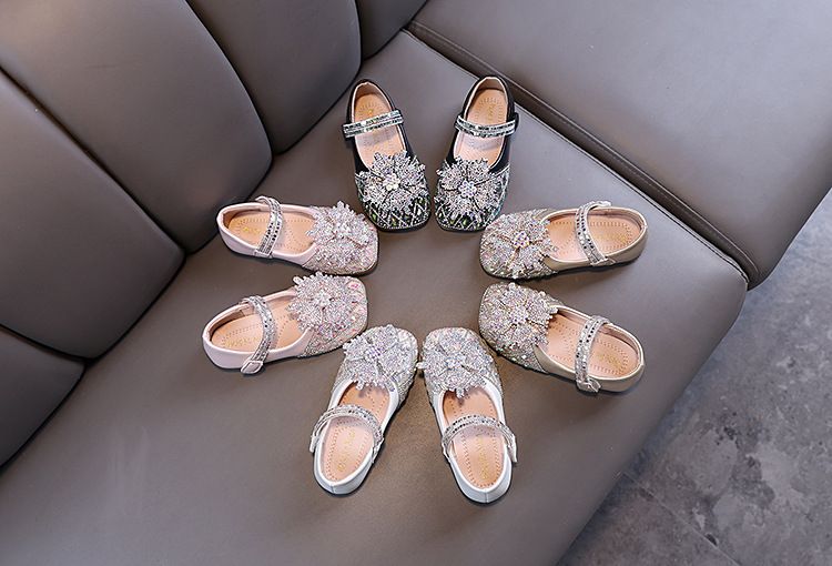 Baby Mädchen Mädchen Mädchen Prinzessin Diamant Einzelschuh Schuhe Tanzshow Schuhe_voghion.com