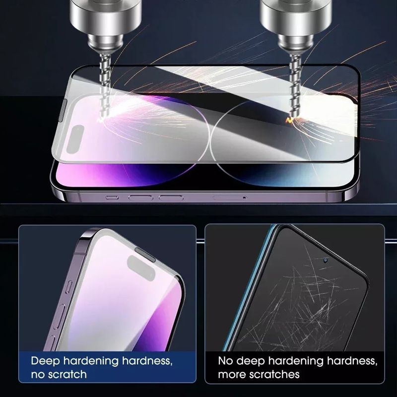 Instant Dust-Free Application Compatible With Iphone Phone Screen Protector 17/14/13 Tempered Glass IPhone 15_voghion.com