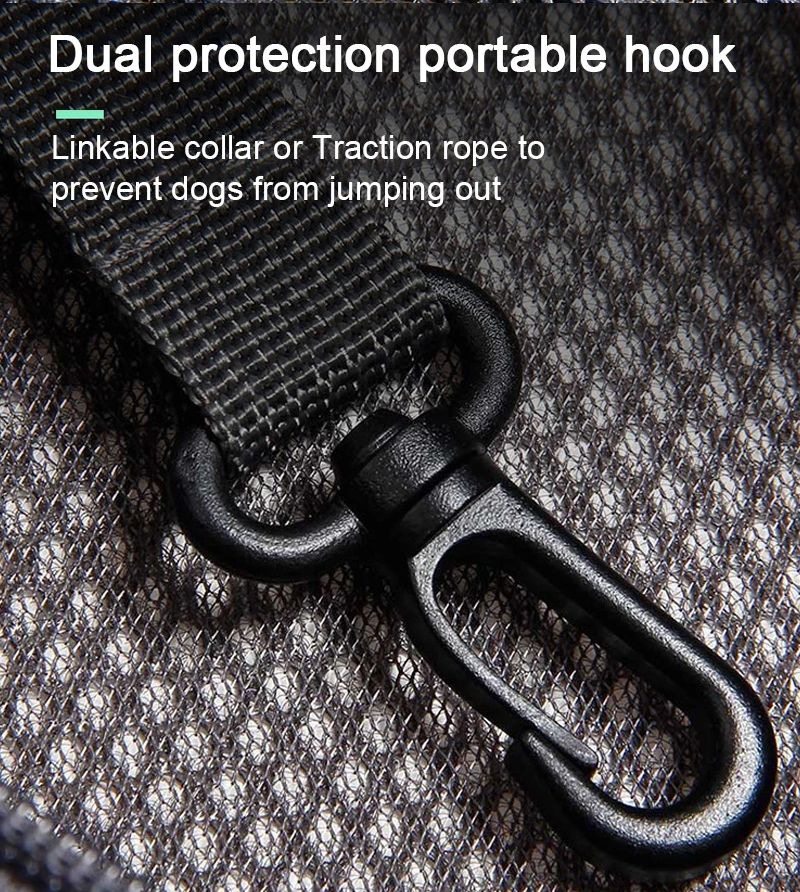 Mochila transportadora para mascotas, gatos y perros, bolso de viaje tipo bandolera de malla, ideal para llevar suministros de transporte de mascotas._voghion.com
