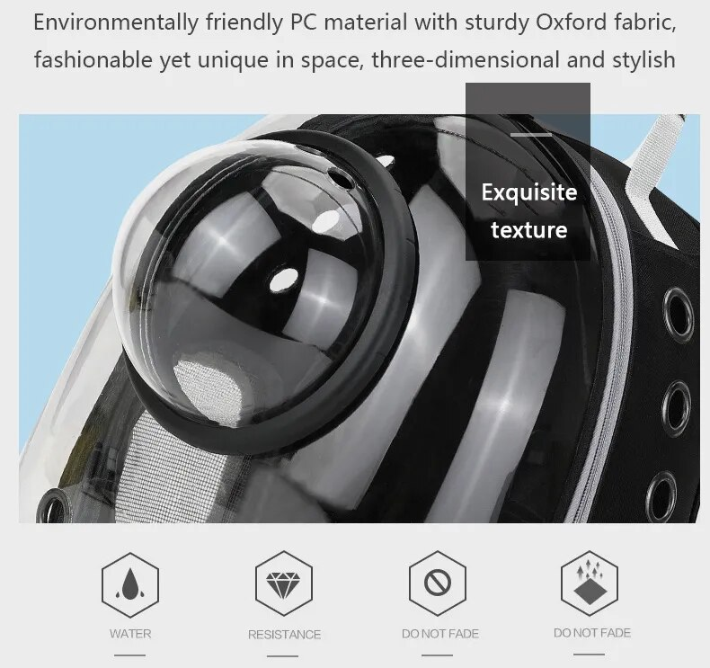 Pet Cat Carrying Bag Space Pet Backpacks Breathable Portable Transparent Backpack Puppy Dog Transport Carrier Space Capsule Bags_voghion.com