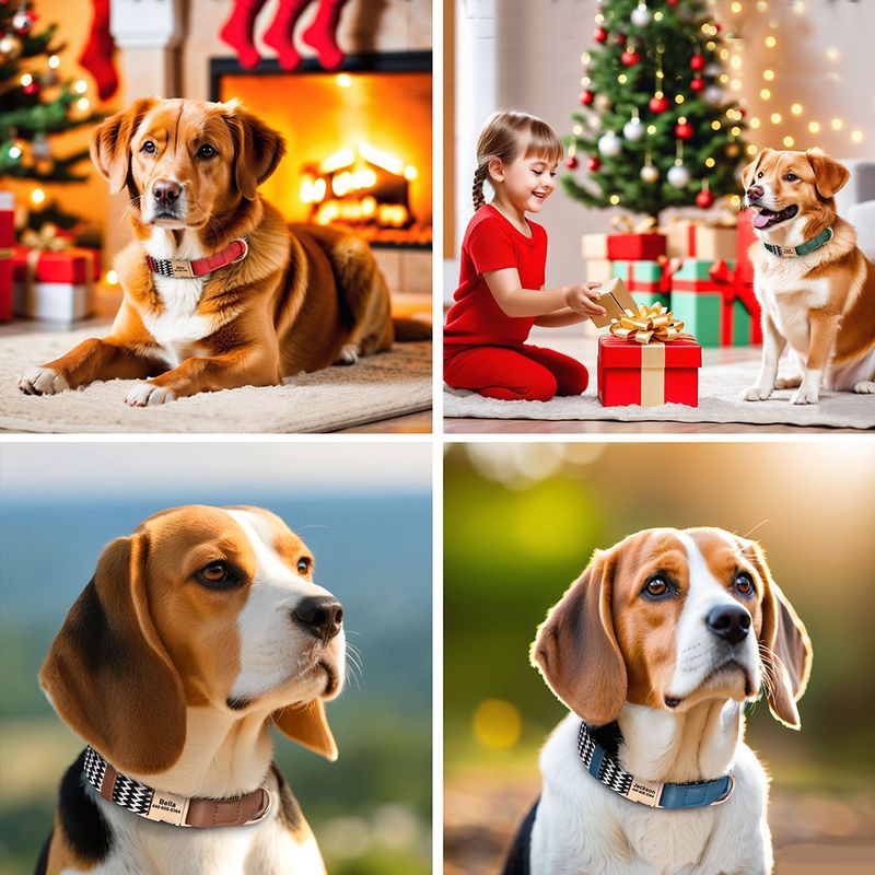 Beirui Personalisiertes Nylonhalsband für Hunde von PawParty Store_voghion.com
