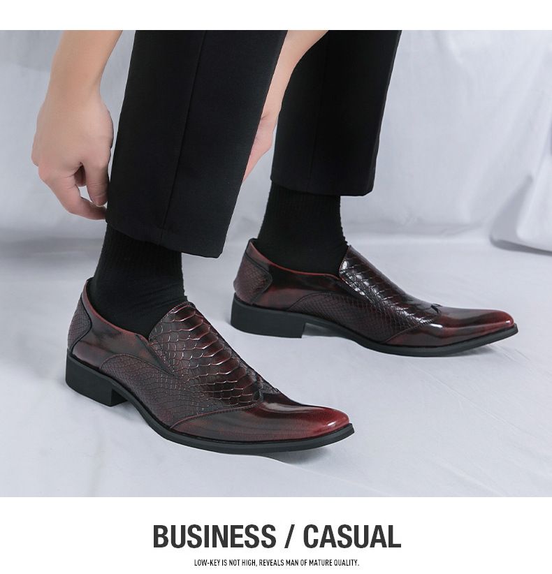Herren Oxfords Business Klassische Derby Halbschuhe aus Leder_voghion.com