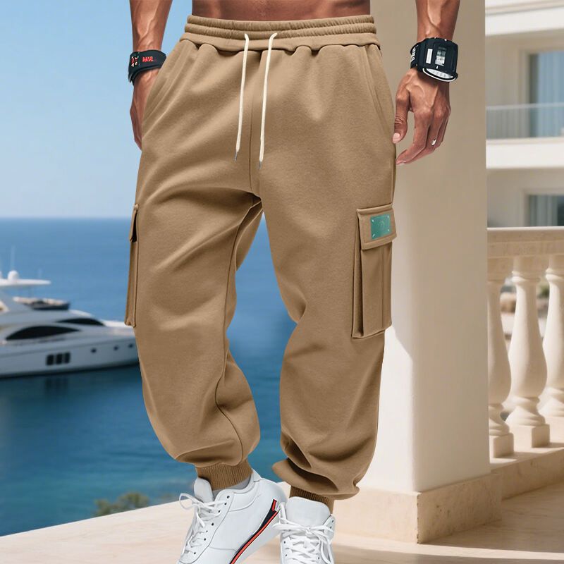 Tactical Cargo Joggers – Fleecegefütterte Arbeitshose für Herren mit mehreren Taschen und verstellbaren Bündchen (S-3XL)_voghion.com
