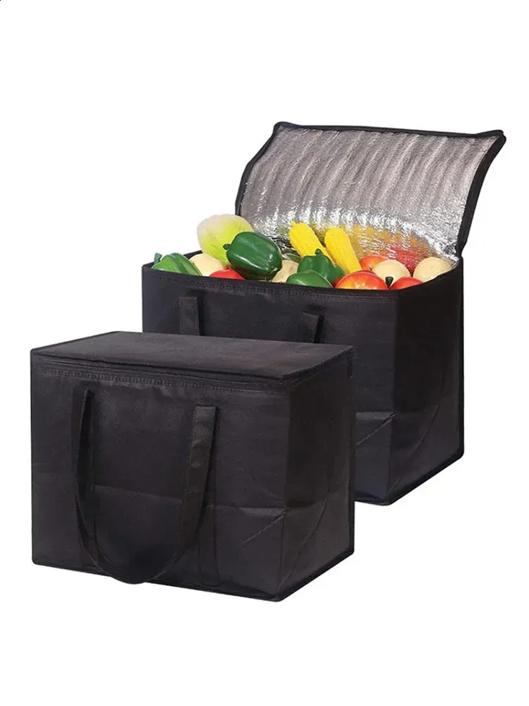 Soft Cooler Bag With Zipper Top And Reinforced Bottom Plate Insulated Reusable For Picnics 250318l_voghion.com
