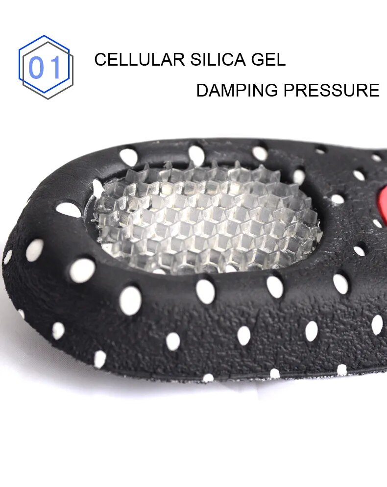 Arch Support Sport Insole Flat Feet Orthopedic Insoles Silica Gel Shock Absorption Cushion Pad For Men Women_voghion.com