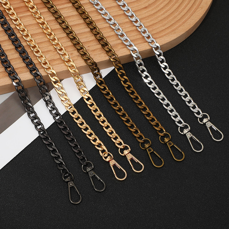 Lihanbao somas ķēdes siksna Lieljaudas metāla āķa skava Crossbody rokassomiņa Messenger soma plecu siksnas maiņas soma DIY aksesuāri_voghion.com