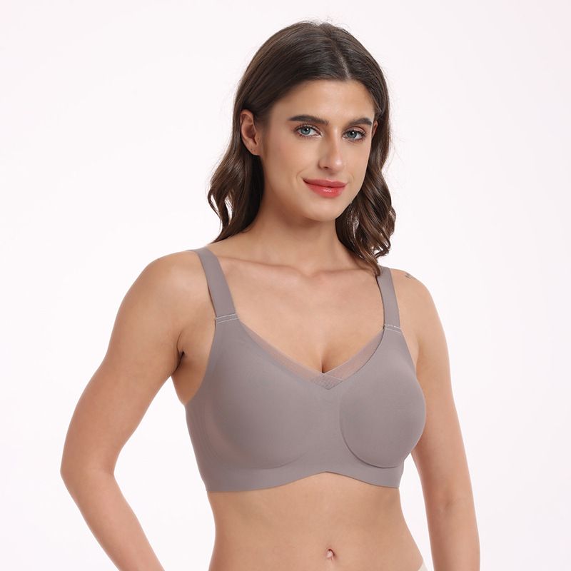Populaire keuze: Ultrazachte, draadloze, naadloze bh's, Europees-Amerikaans design, grote maten voor maximaal comfort_voghion.com