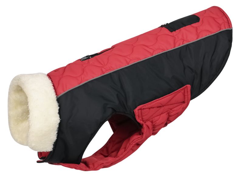 Pocket new pet clothes autumn and winter dog clothes vest cotton coat double sided wearable dog clothes coat clothing_voghion.com