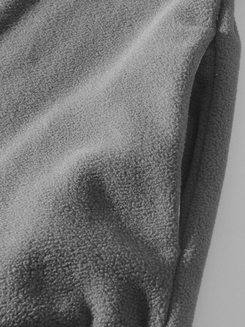 Chaqueta informal con capucha y cremallera para hombre - Sudadera ligera con cuello alto y forro polar para otoño e invierno (gris, negro, verde, beige)_voghion.com
