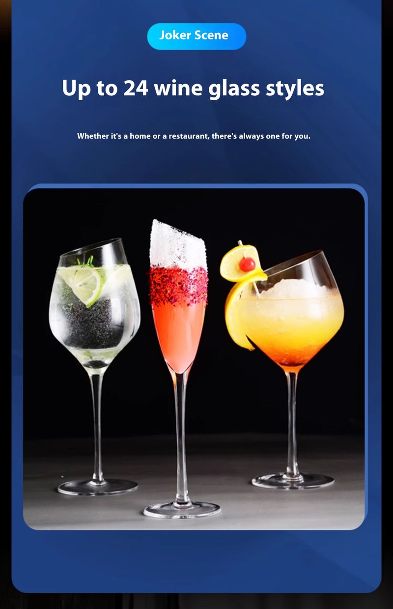 Creative Glass Cocktail Personalized Combination Bar Martini Internet Red Goblet Set Champagne Cup_voghion.com