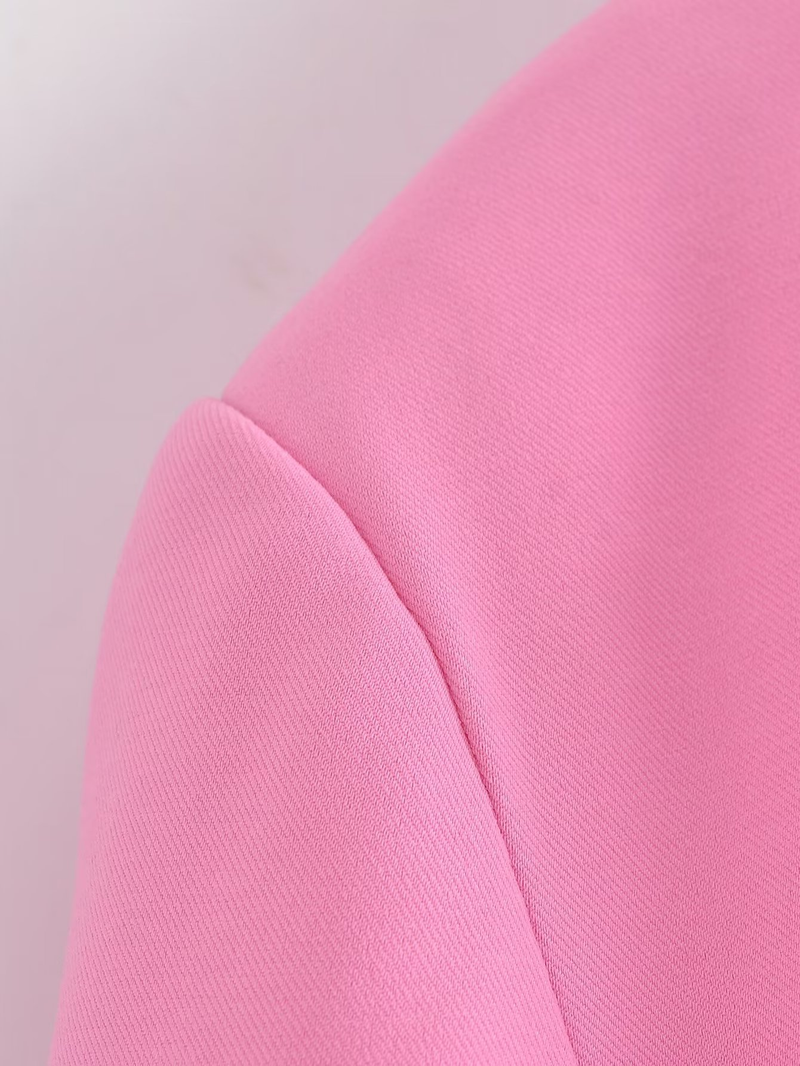 Abbigliamento da donna giacca corta con colletto + abito ampio con minigonna a pieghe_voghion.com