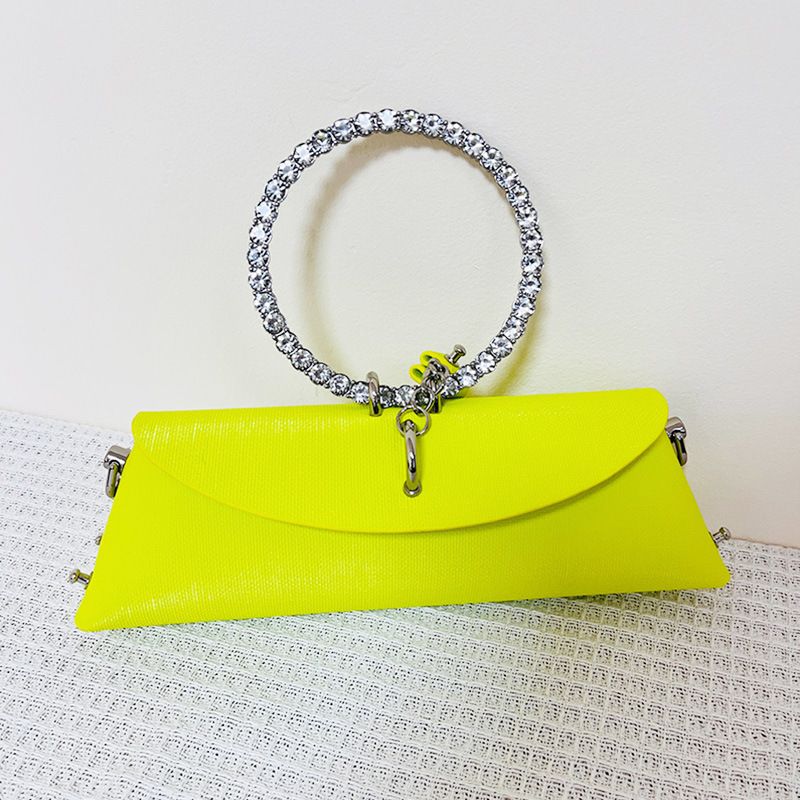 Damen Abendtasche mit Strasssteinen 2024 Guangzhou Designer Geldbörse Runder Ring Handtasche Einzelne Schulter Crossbody Tasche_voghion.com
