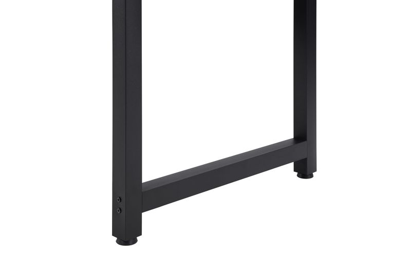 Computer Desk Large Office Desk, 59.8 Inch Gaming Desk Writing Desk Work Desk For Home Office, Study, Modern Simple Wooden Desk, Large Legroom, Metal Frame, Rustic/Black_voghion.com