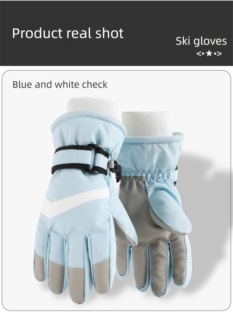 Erwachsene Ski Fleece-gefütterte warme neue Winter Radfahren Reiten Outdoor Männer und Frauen Touchscreen Handschuhe_voghion.com