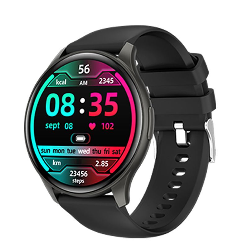 New ZW60 Smartwatch With Large Screen For Pressure, Blood Oxygen, Heart Rate Monitoring, Full Touch Bluetooth Call,_voghion.com