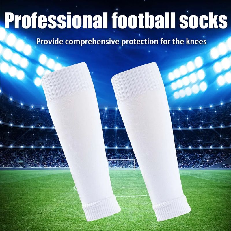 Set sportivo da calcio con parastinchi, calzini da calcio adesivi, calzini lunghi, parastinchi e cinturini_voghion.com