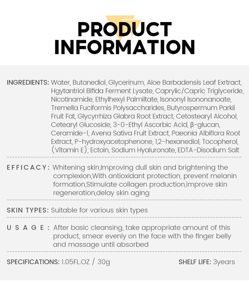 VIBRANT GLAMOUR C-vitamiini näokreemi, särava nahatooni ja niisutavate nahahooldustoodete piiriülene eksport_voghion.com