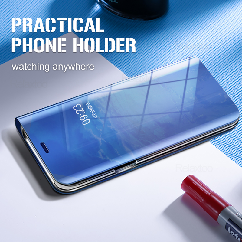 Za iPhone 8 7 6 Case Luksuzna kožna pametna preklopna torbica za telefon za iPhone 11 pro max 7 8Plus SE se2 X XS Max XR Fundas_voghion.com
