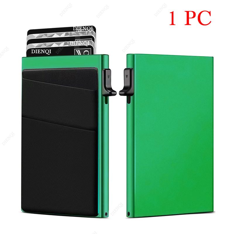 Valigie e borse Scatola porta carte in lega di alluminio con spinta laterale, con un clic, porta carte in lycra con spazzola antifurto, bocca obliqua_voghion.com
