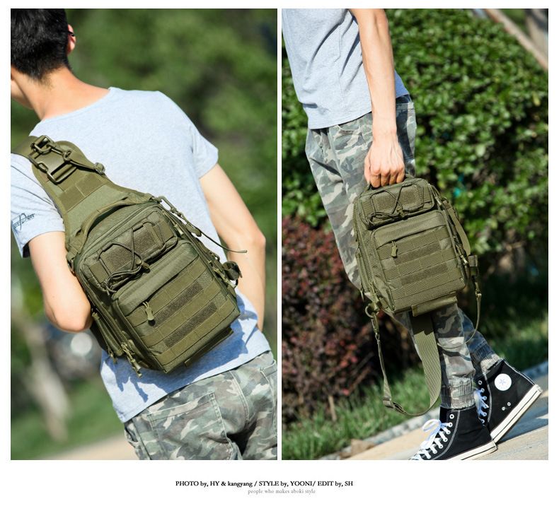 Luya Bag 2018 Nou Rucsac Tactic Camuflaj Geantă de Exterior pentru Bărbați Geantă de Piept Multifuncțională Umăr Crossbody Geantă cu Trei Scopuri_voghion.com