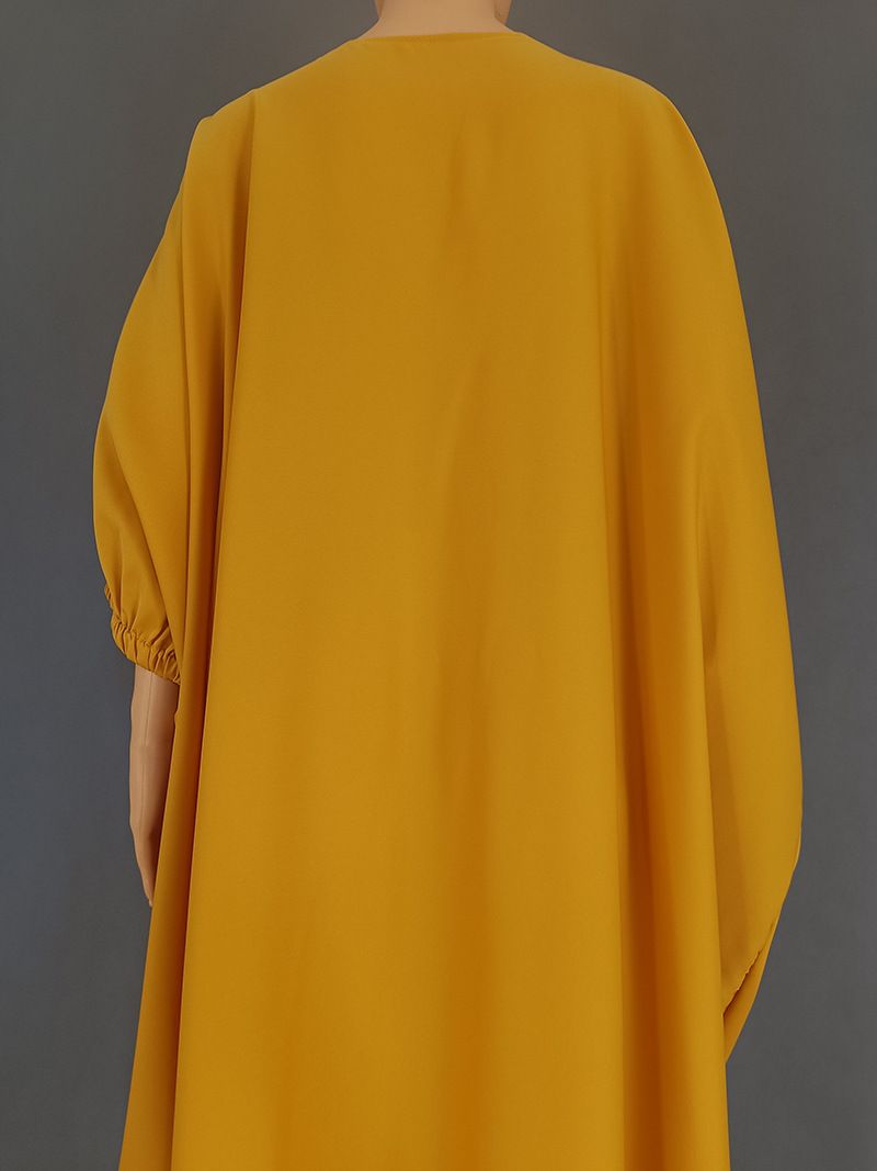 Vestido con parche irregular de diamantes de imitación para mujer_voghion.com