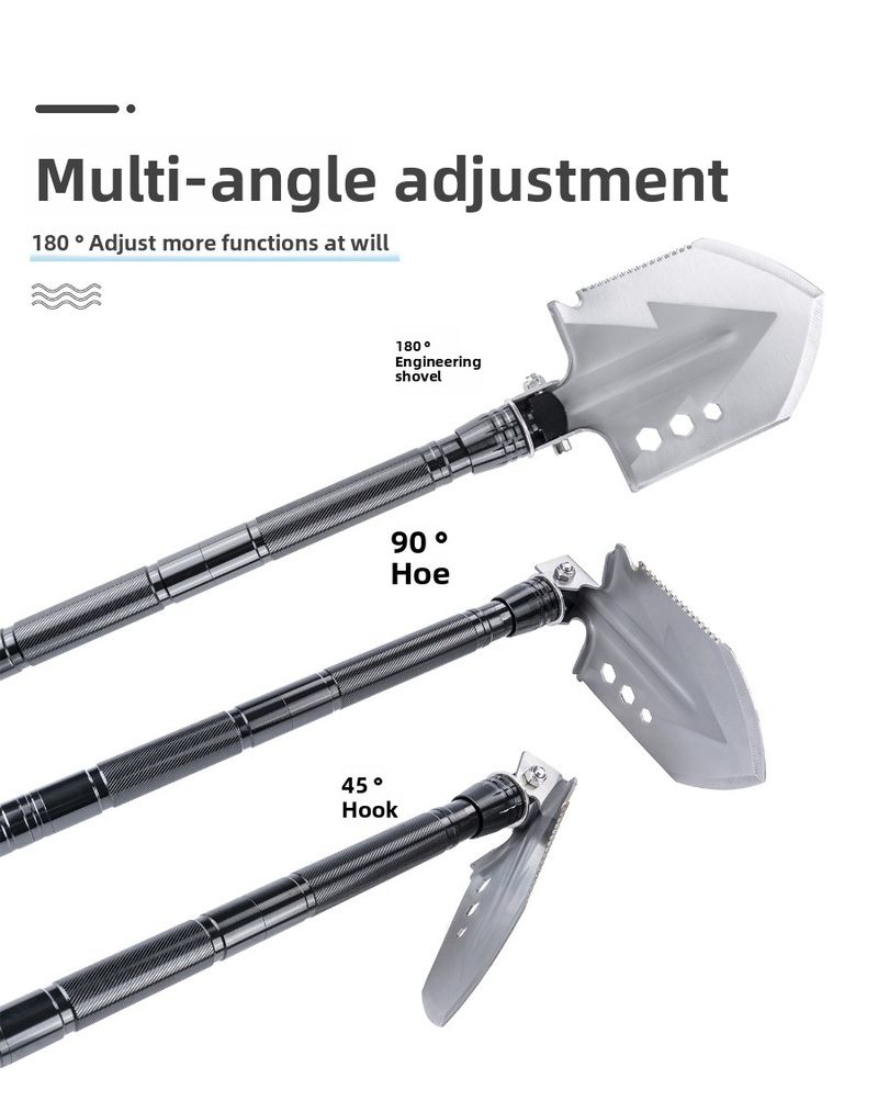 Outdoor Military Axe Hammer Set Camping Survival Car-Mounted Manganese Steel Folding Multi-Functional Engineer Shovel_voghion.com