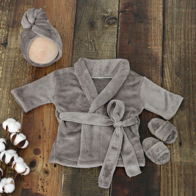 Unschlagbare Qualität Baby Neugeborenen Bademantel Hausschuhe Set Pyjamas Studio Kleidung Für Männliche Und Weibliche Baby Fotografie Neue_voghion.com