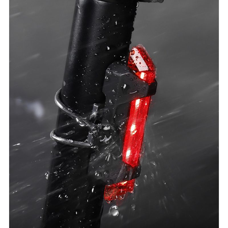 Bicycle USB charging LED warning night tail lights mountain bike riding equipment_voghion.com