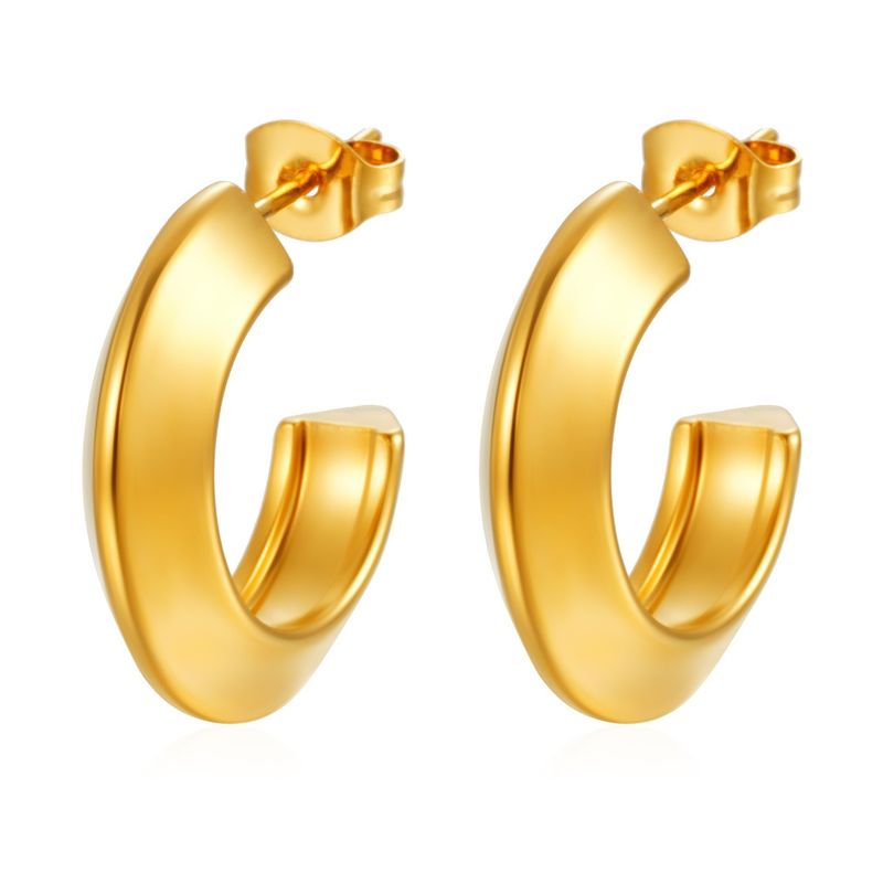 Direkt vom Hersteller: Geometrische, trendige und vielseitige Ohrringe aus Edelstahl für Damen im Vintage-Stil – jetzt auch im Großhandel erhältlich!_voghion.com