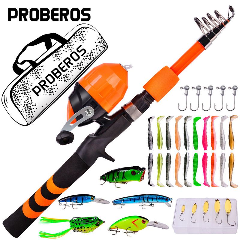 Beginner Set Mini Telescopic Lure Combination Short Section Sea Rod Fishing Gear_voghion.com