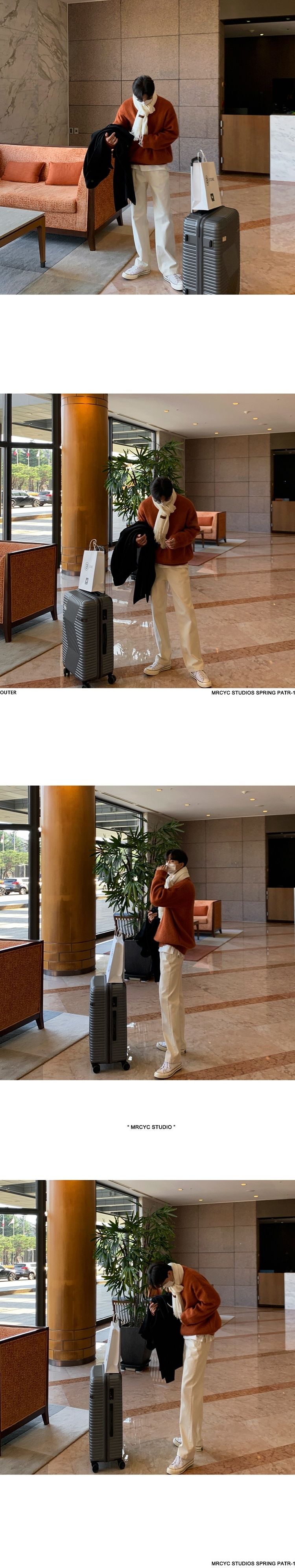 Hue Hue MYQ Solid Color Lazy Style Men's Winter Warm Base Shirt Korean Trend Loose Pullover Knitted Sweater_voghion.com