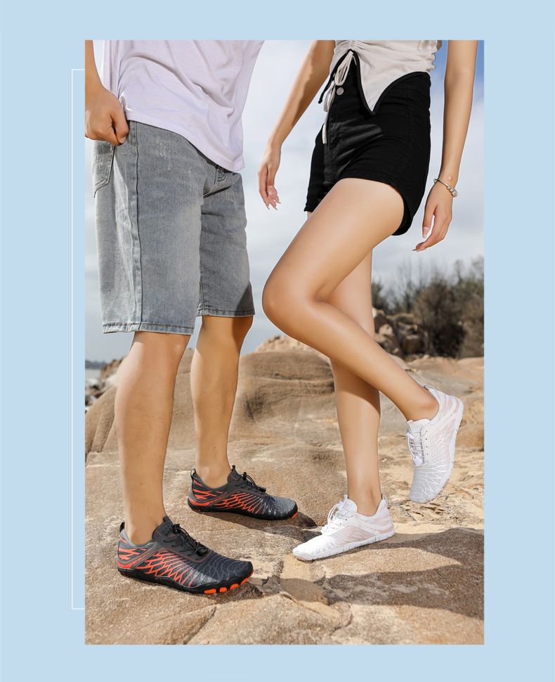 New Couple Five-Toe Women's Water Non-Slip Diving Snorkeling Swimming Rafting Fishing Wading Beach Shoes_voghion.com