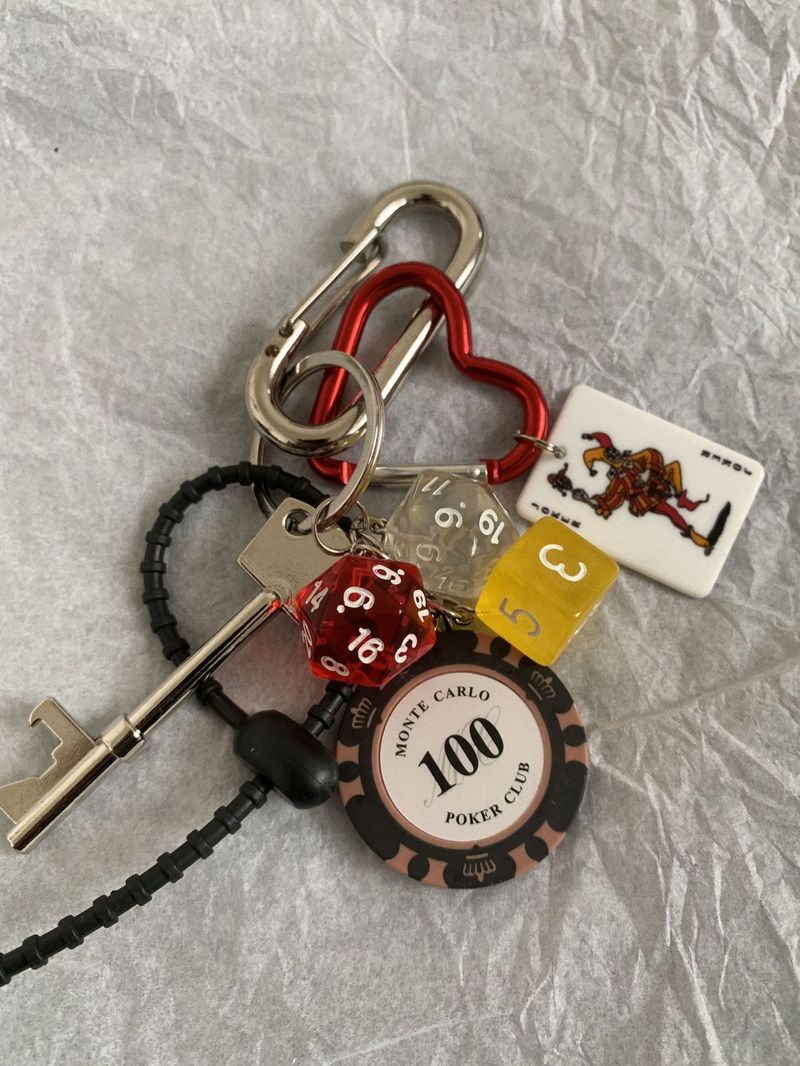 Ironworks King's Original High Grade Keychain Ins Niche Bag Pendant Cleanfit Trendy Pendant_voghion.com