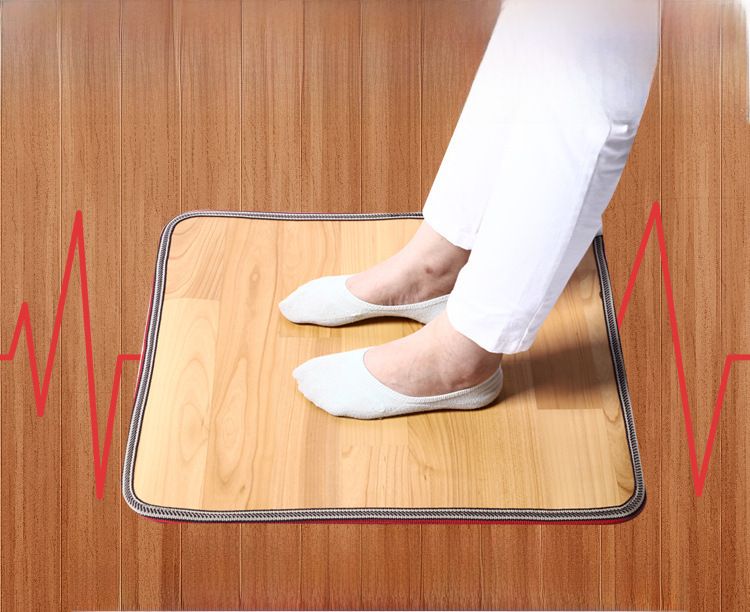 Scaldapiedi Scaldapiedi Tappetino riscaldante plug-in per ufficio Scaldapiedi Tappetino riscaldante elettrico con riscaldamento a freddo in cristallo di carbonio_voghion.com