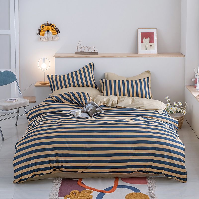 Copripiumino da letto moderno e minimalista stampato in morbido poliestere_voghion.com