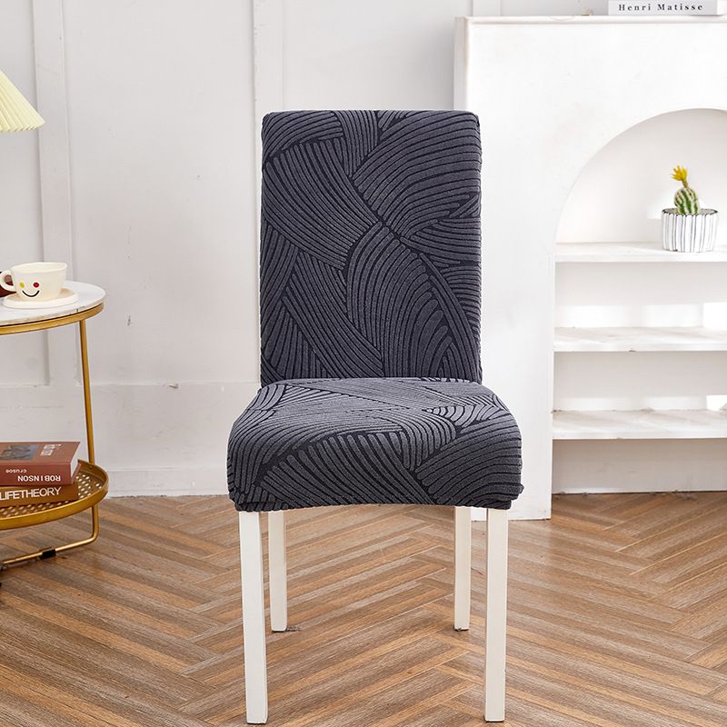 Capa de cadeira de banquete de hotel, jacquard, elástica, peça única, espessada, antiincrustante, com tudo incluído, capa de cadeira_voghion.com