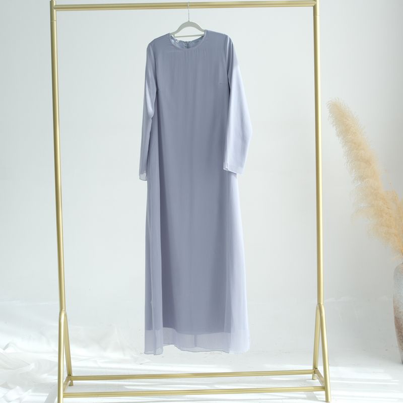 Damenbekleidung Encounter Elegantes Chiffon-Zweiteiler-Set mit Falten_voghion.com