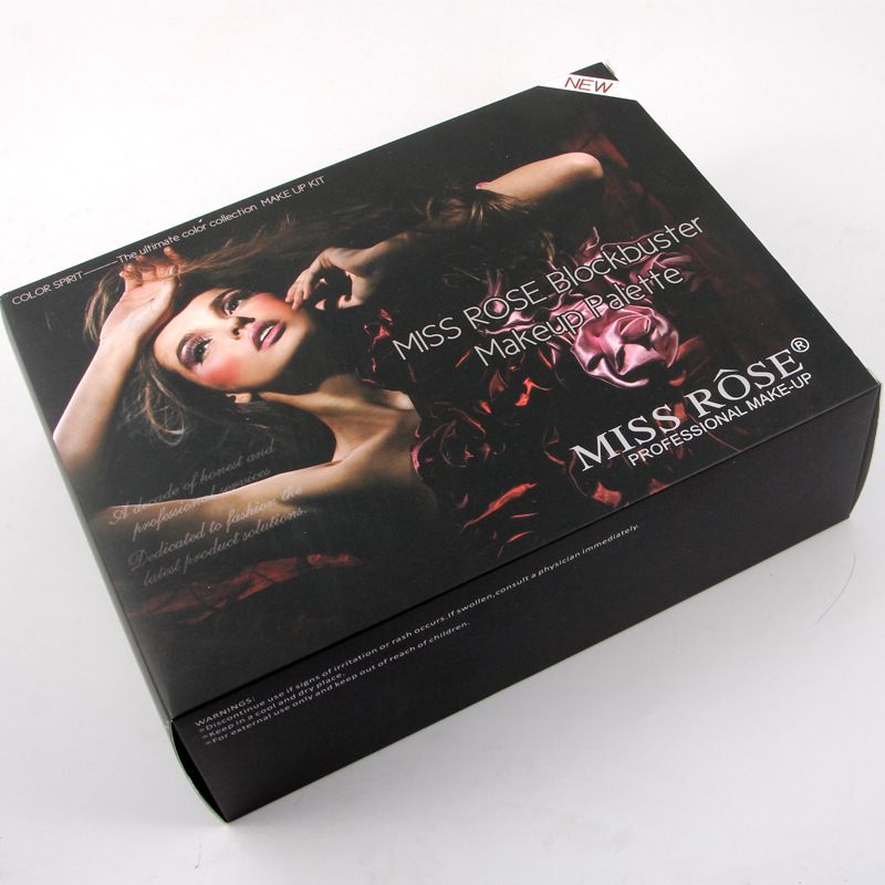 MISS ROSE 180 Color Piano Box Eye Shadow Blush Contour Set Makeup Palette Kosmetisk boks_voghion.com