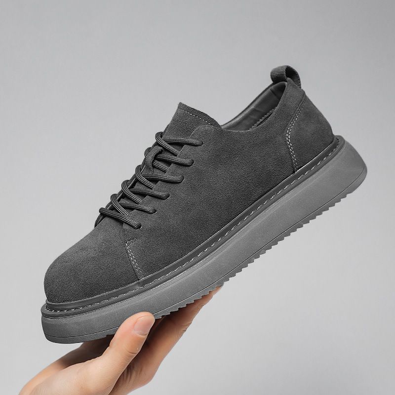 Uomo 2025 Nuova Primavera e Autunno Eaon Britannico Spesso Oled Board Uomo Pelle Vera Traspirante Basso Casual_voghion.com