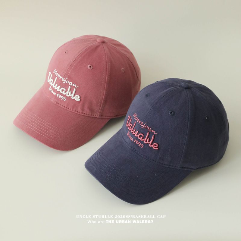 Nuovi cappelli da baseball per uomo e donna, marchio alla moda, originale, con lettera ricamata, berretto a becco d'anatra morbido in stile coreano, versatile per far sembrare il tuo viso piccolo._voghion.com