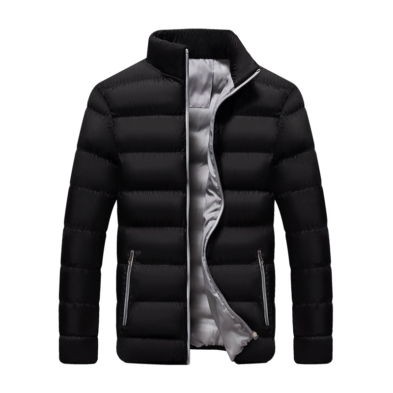 Kleidung Laufen Herren Mantel Winter Neue Stehkragen Daunen Baumwolle Jacke_voghion.com
