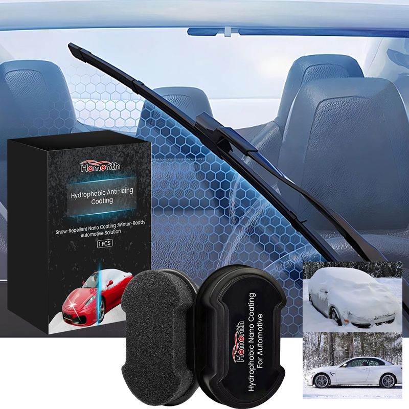 Homonth Sponge For Car Glass Hydrophobic Snow Defroster For Car Portable Deicing Cleaning Sponge_voghion.com