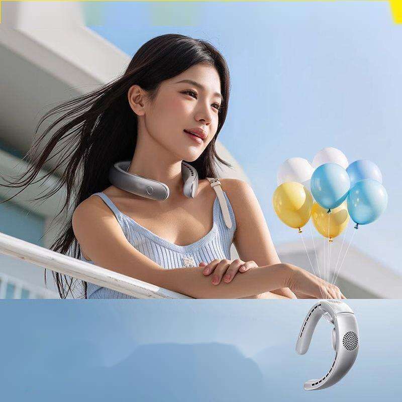 Nuovo ventilatore 2025 con batteria a lunga durata, piccolo ventilatore portatile e silenzioso, raffreddamento a sospensione, condizionamento dell'aria, ricarica_voghion.com