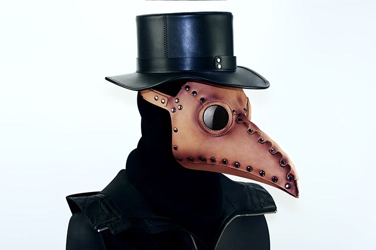 Mască medievală steampunk cu cioc de ciumă, nouă, anime, decorațiuni pentru petrecere de Halloween_voghion.com